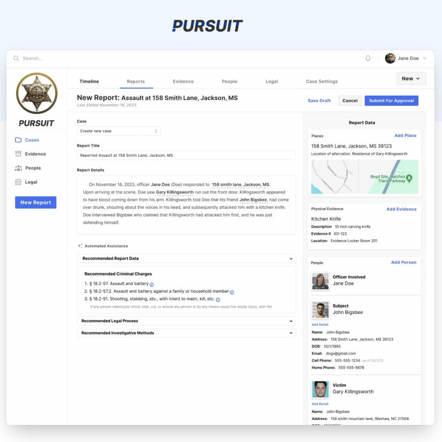 Pursuit Cases